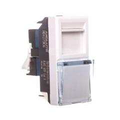 AXOLUTE Gniazdo komputerowe pojedyncze RJ45 białe HD4279C6