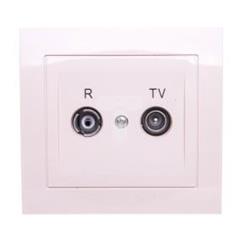 KIER Gniazdo antenowe RTV końcowe beżowe GPA-WK/01  