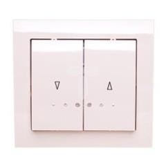 KIER Łącznik żaluzjowy z podświetleniem beżowy ŁP-7WS/01  