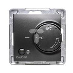 IMPRESJA Regulator temperatury z czujnikiem napowietrznym antracyt RTP-1YN/m/50
