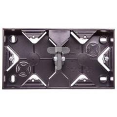 IMPRESJA Puszka natynkowa podwójna antracyt PNP-2Y/50