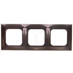 IMPRESJA Ramka potrójna IP44 antracyt RH-3Y/50