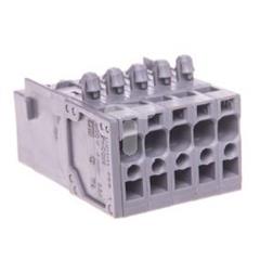 Wtyk sprężynowy 1-przewodowy X-COM 5-torowy szary 769-605/001-000