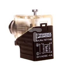 Wtyk zaworowy 3P typ BI z dławicą Pg9 SACC-V-3CON-PG9/BI-1L-S 1671140