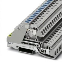 Złączka szynowa do przewodów ochronnych 3-piętrowa 0,2-10mm2 szara PIK 6 PE/L/N 2714297