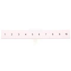 Oznacznik do złączek szynowych 8mm /1-10/ biały ZB 8, 1-10 1052015:0001 /10szt./