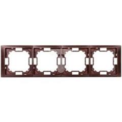 Simon Basic Neos Ramka poczwórna mahoniowy BMRC4/050 WMYZ-04420N-W013