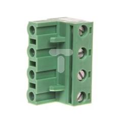 Wtyk śrubowy do płytek drukowanych 4P 12A 630V zielony GMSTB 2,5/ 4-ST 1766903