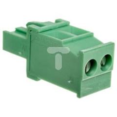 Wtyk śrubowy do płytek drukowanych 2P zielony MVSTBR 2,5/ 2-ST-5,08 1792249