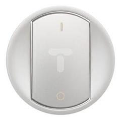 CELIANE Klawisz łącznika dwubiegunowego tytan 068321