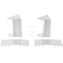 Simon Connect Regulowany kąt wewnętrzny Cabloplus 130x55mm czysta biel TSC-TKA1305507-9