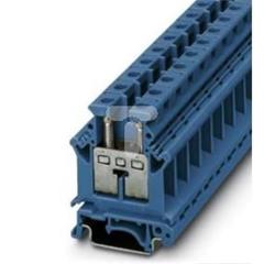 Złączka szynowa przepustowa 2-przewodowa 2,5-25mm2 niebieska UK 16 N BU 3006056