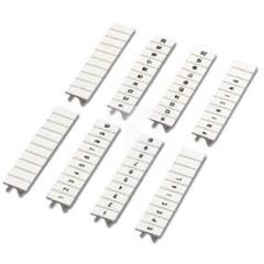 Taśma oznaczników nieopisana ponacinana biała 5,2x10,5mm ZB 5 CUS 0824962