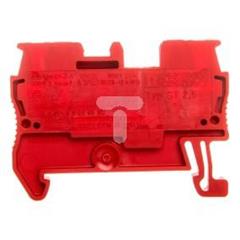 Złączka szynowa 2-przewodowa 0,08-4mm2 czerwona ST 2,5 RD 3037096