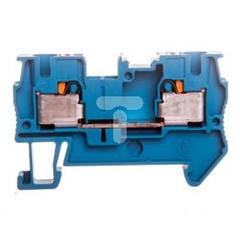 Listwa zaciskowa przepustowa 2-przewodowa 0,2-6mm2 niebieska PT 4-BU 3211760