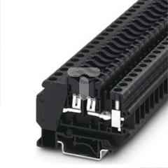 Złączka szynowa z bezpiecznikiem płaskim 2-przewodowa 0,2-6mm2 czarna UK 6-FSI/C-LED12 3001925