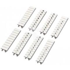 Taśma oznaczników złączek 3,5mm nieopisana ponacinana biała ZB 3,5 0829414 /10szt./