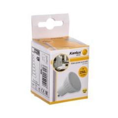 Żarówka LED 3W GU10 220-240V AC ciepła barwa 250lm TOMI LED3W GU10-WW  LAMPA LED 22702