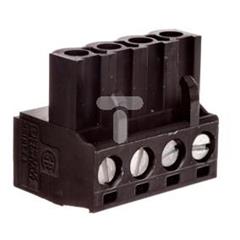 Wtyk śrubowy do płytek drukowanych 4P czarny MSTBT 2,5/ 4-ST BK 1893313