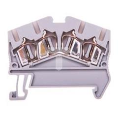 Złączka szynowa 4-przewodowa 0,08-4mm2 szara STS 2,5-QUATTRO 3031746