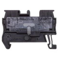 Złączka szynowa 2-przewodowa 0,08-1,5mm2 szara ST 1,5 BK 3037067