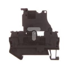 Złączka sprężynowa z bezpiecznikiem 5x20mm 2-przewodowa 0,08-6mm2 czarna ST 4-HESI (5x20) 3036369