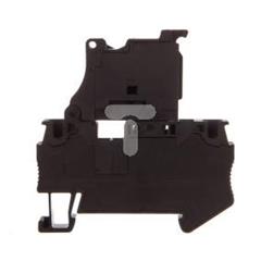 Złączka szynowa z bezpiecznikiem 5x20 2-przewodowa 0,08-6mm2 czarna ST 4-hesiled 24 (5x20) 3036547