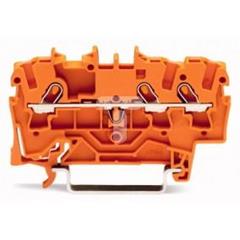 Złączka szynowa 3-przewodowa 1,5mm2 pomarańczowa EX 2001-1302 TOPJOBS 