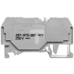 Złączka diodowa 2-przewodowa 4mm2 szara 281-915/281-411 