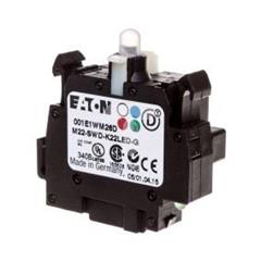 Styk pomocniczy 2P z diodą LED zieloną montaż czołowy SmartWire-DT 115980