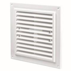 Kratka wentylacyjna 250x180 z siatką biała WPZFTMV250x180WH