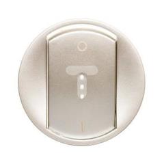 CELIANE Klawisz łącznika dwubiegunowego z podświetleniem tytan 068323