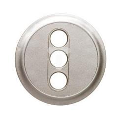 CELIANE Plakietka gniazd 3xRCA/YUV/S-V tytan 068513