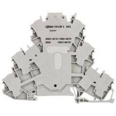 Złączka 3-piętrowa 2,5mm2 diodowa szara 2002-3212/1000-674 TOPJOBS