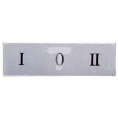 Etykieta opisana 8mm szara II-0-I T0-BET08-201