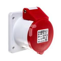 Gniazdo tablicowe 16A 4P 400V 6h IP44 proste 1315