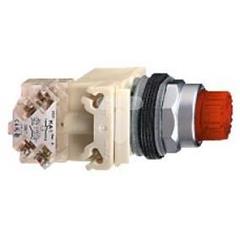 Przycisk podśw. czerw. O 30, wystający z sam. powr., 24V, 1OC 9001K2L35LRRH13