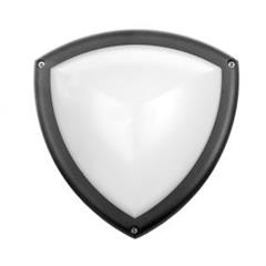 Plafoniera zewnętrzna obudowa z odlewanego aluminium klosz mleczny PC bez źródła światła IP54 LP-14-061 LAMPRIX