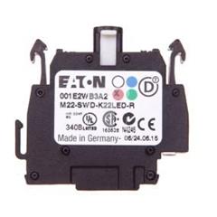 Styk pomocniczy 2P z diodą LED czerwoną montaż czołowy SmartWire-DT 115981