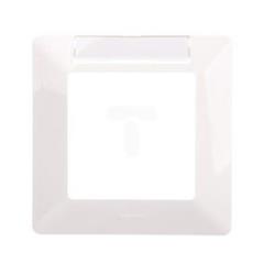 VALENA LIFE Ramka pojedyncza z etykietą biała 754011