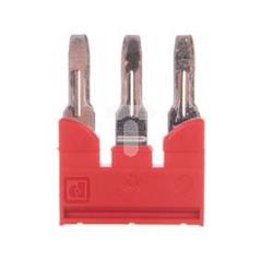 Mostek wtykany 41A 3-torowy czerwony FBS 3-8 3030297