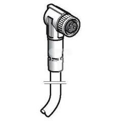 Złącze żeńskie M8 kątowe 4-pinowe kabel 2m PUR XZCP1041L2