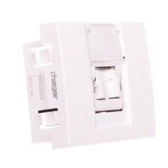 Systo Gniazdo komputerowe RJ45 kat.6 FTP 2 moduły biały WS223