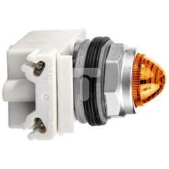 Wskaźnik świetlny okragły. O 30, bursztynowy, LED BA 9s, 24V AC/DC- IP66 9001KP35LYA9