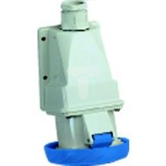 Gniazdo PratiKa - śruby - pod kątem - 16A - 2p+E - 200...250 V AC - ścienne PKF16W723