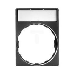 Ramka do mocowania etykiet 30x40mm, z etykietą 8x27mm bez ozn. ZBY4H101