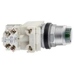 Przycisk podśw. czerw. O 30, kryty z sam. powr. osłona pełna- 24V, 1OC 9001K1L35LGGH13