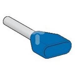 Końcówka tulejkowa podwójna izolowana 2,5mm2 niebieska AZ5DE025D /250szt./