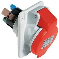 Gniazdo przemysłowe, kątowe, 16A, 3p+E, 380...415 V AC, IP 44 PKY16F434