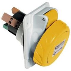 Gniazdo przemysłowe, kątowe, 16A, 2p+E, 100...130 V AC, IP 67 PKY16F713